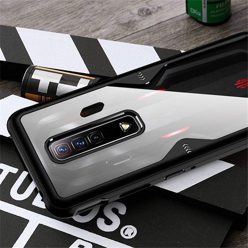 Ôp Điện Thoại Cứng Kiểu Giáp Trong Suốt Chống Sốc Chất Lượng Cao Cho zte nubia red magic 7 7s 8s 8 pro + Ốp