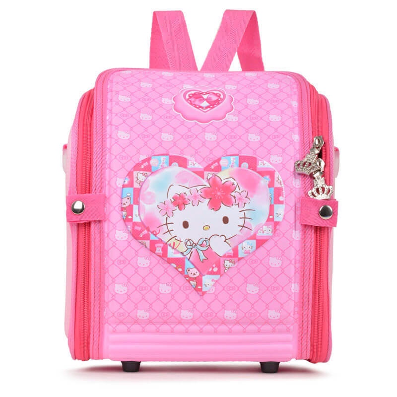 Balo chống gù Mẫu giáo MR VUI chống thấm nước bảo hành 10 năm mèo kitty cute