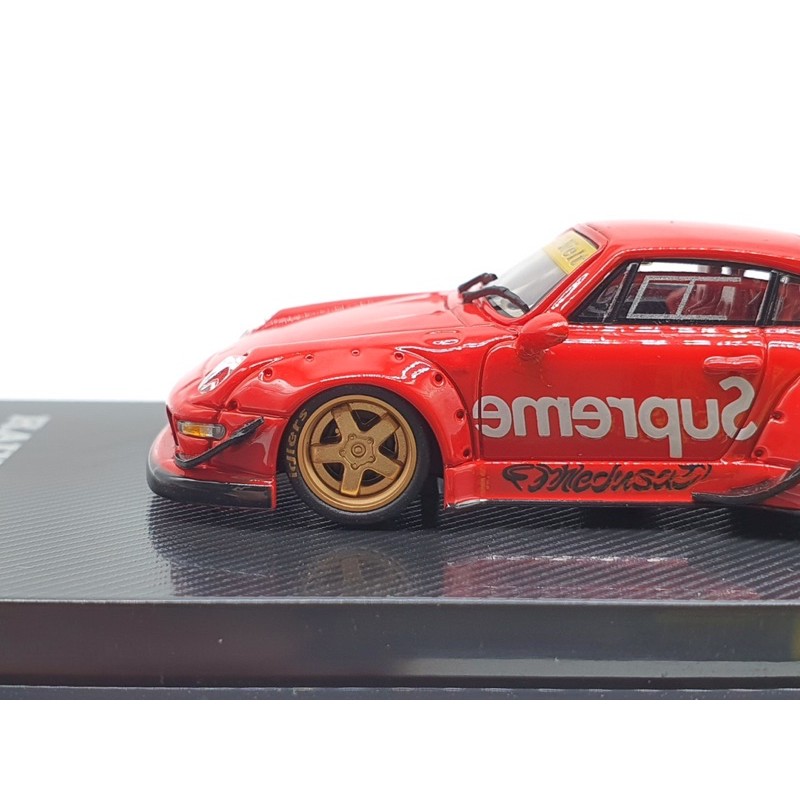 Xe Mô Hình Porsche RWB Sekund Entwicklung Supreme Limited 1:64 CM Model ( Đỏ Supreme )