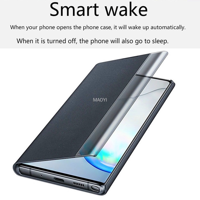 Bao da điện thoại cho Samsung Note 8 9 Note 10 Plus Lite Flip Case Samsung Galaxy S9 S10 Plus S10E