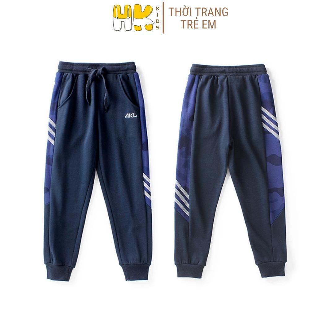 Quần dài cho bé trai AKL, hàng cao cấp chất COTTOT mềm mịn, kiểu quần JOGGER cho bé từ 4 đến 15 tuổi - HK KIDS (1928)