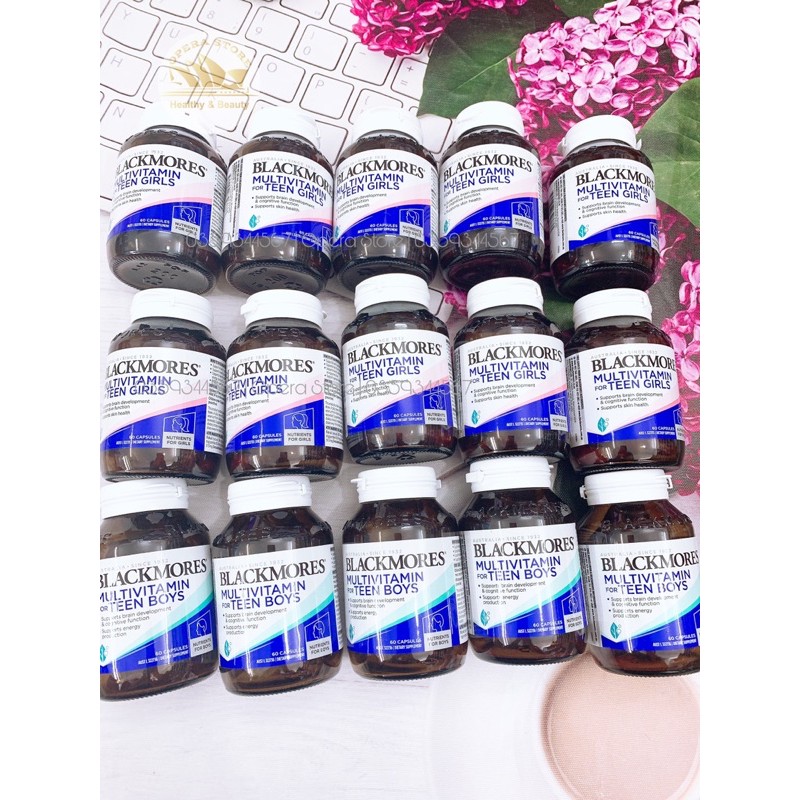 Blackmores Multivitamin for Teen Girls 60 viên bé gái | Thế Giới Skin Care