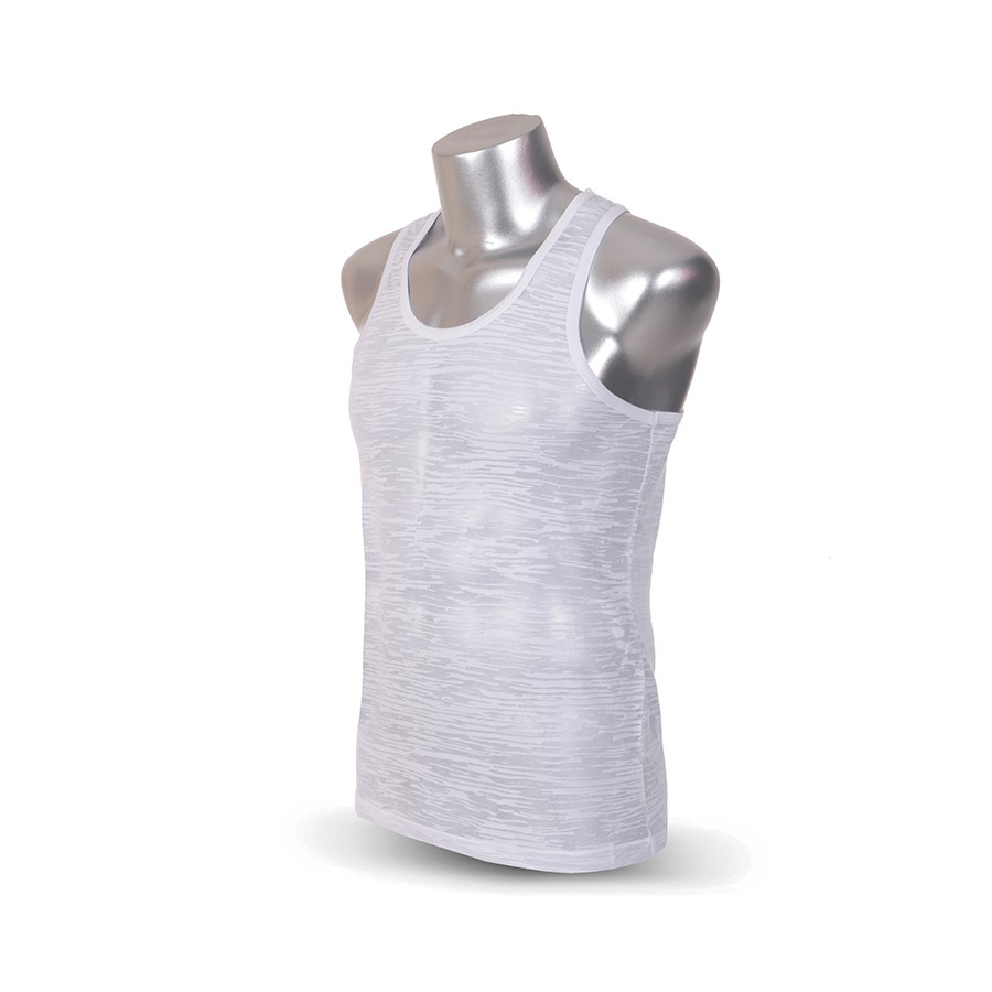 Áo thun nam Narsis D3017 màu trắng