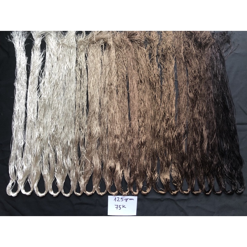 chỉ tơ bóng ,màu mọi đỏ 134g-87k