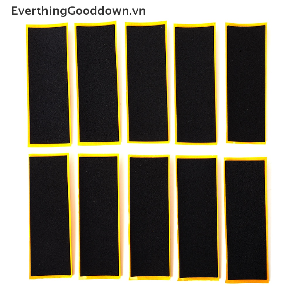 Everthinggooddown 10 Miếng Dán Bằng Xốp Màu Đen Dán Bảng Gỗ Không Cắt Tay