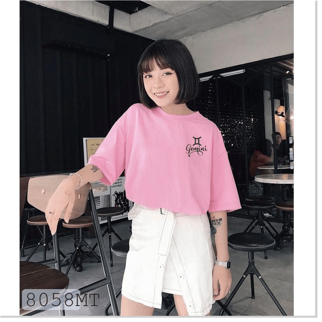 ÁO THUN UNISEX TAY LỠ CỰC COOL CUNG HOÀNG ĐẠO SONG TỬ PHONG CÁCH HÀN QUỐC FREE SIZE