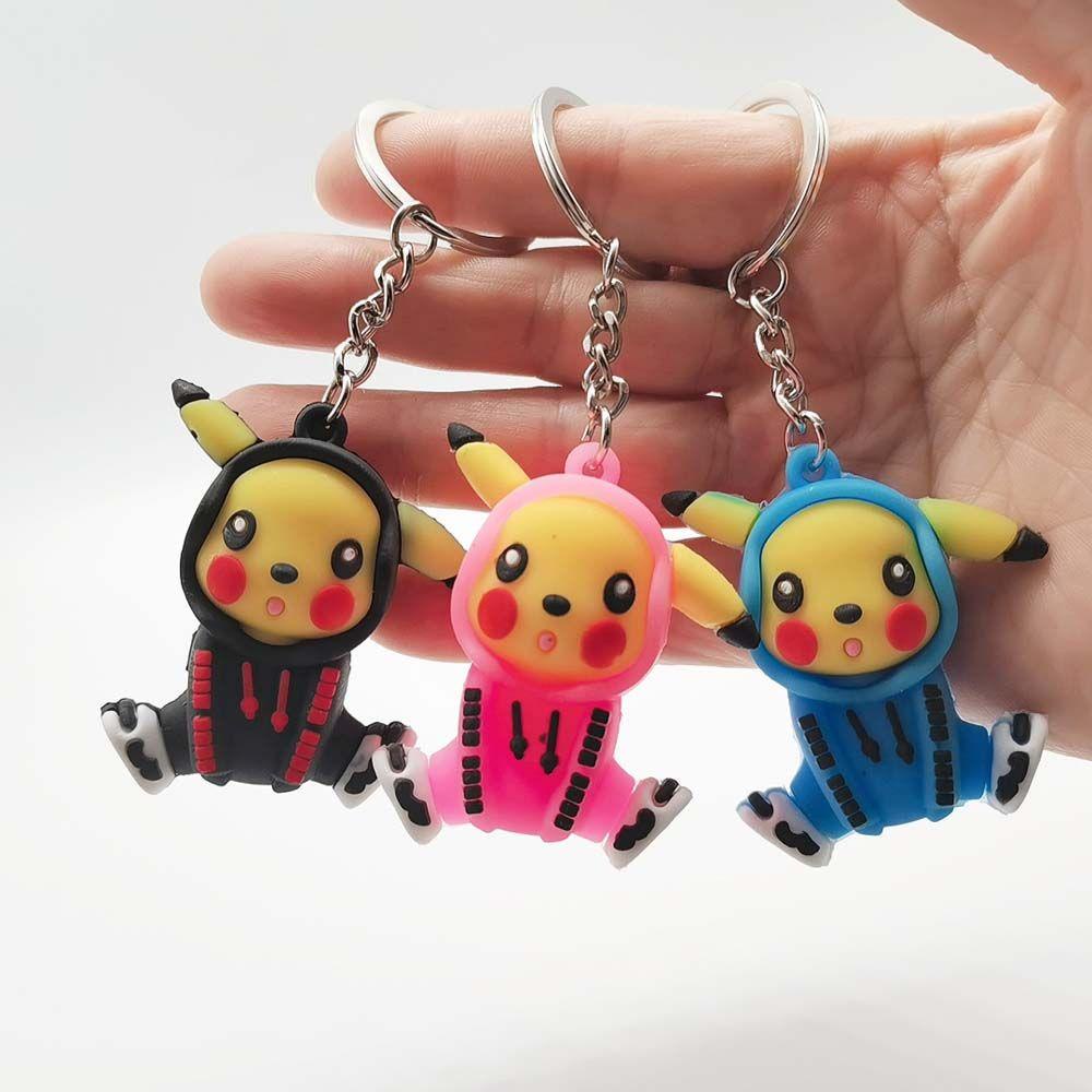 Móc Khóa Bằng PVC Hình Pikachu Đáng Yêu