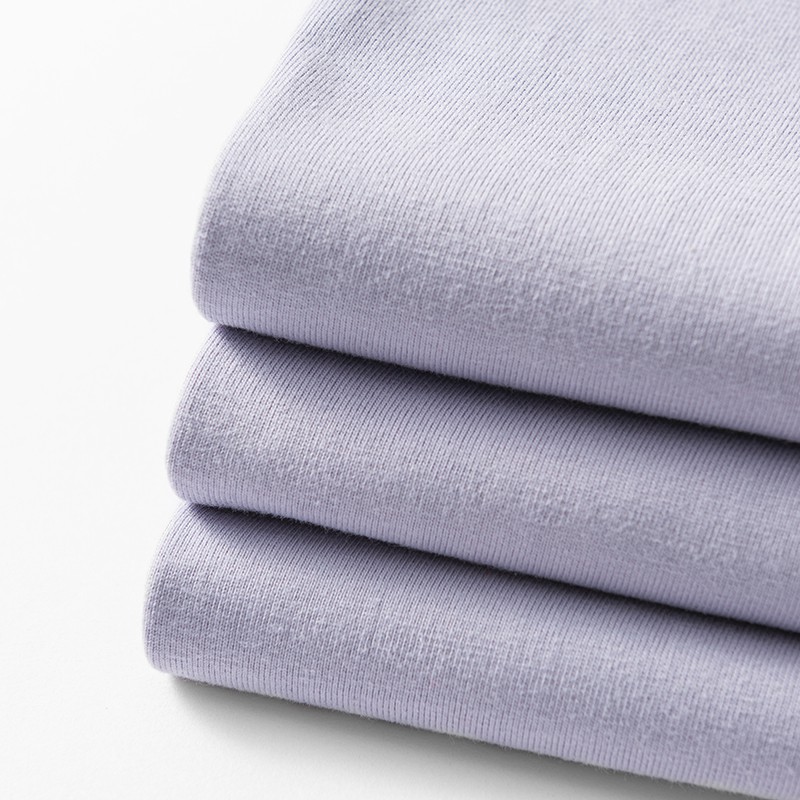 250G Áo Phông 100% vải Cotton chải kĩ, loại bỏ lông thừa - Áo thun 250gsm màu Tím Oải Hương form Unisex cho mùa hè 2022