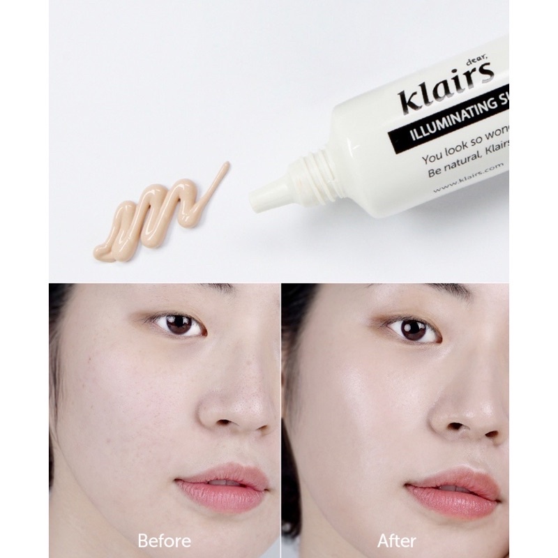 Kem Nền Trang Điểm Klairs Illuminating Supple Blemish Cream SPF 40 PA++ 40ml