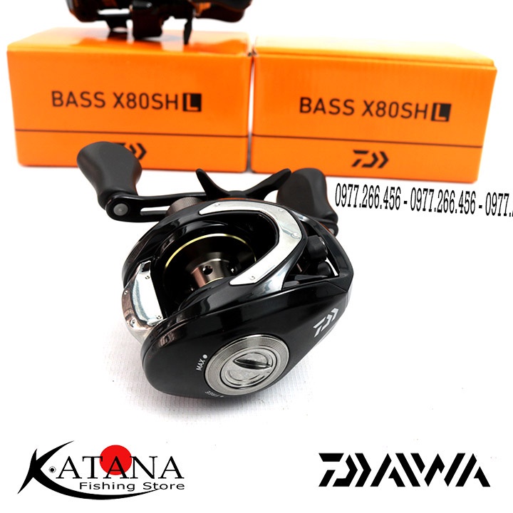 Máy câu ngang Daiwa Bass X80SHL