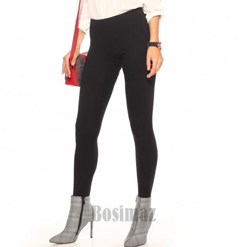 Quần Legging Nữ Bigsize Bosimaz BS011 dài không túi màu đen cao cấp, thun co giãn 4 chiều, vải đẹp dày, thoáng mát.