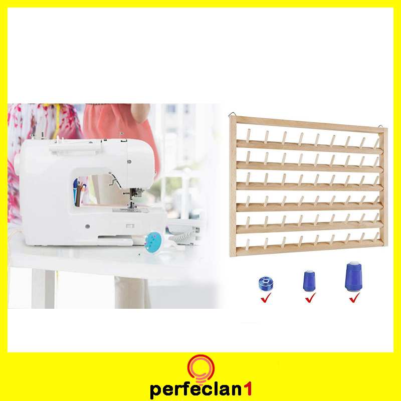 Giá Đỡ 54 Cuộn Chỉ Thêu Treo Tường Perfeclan1