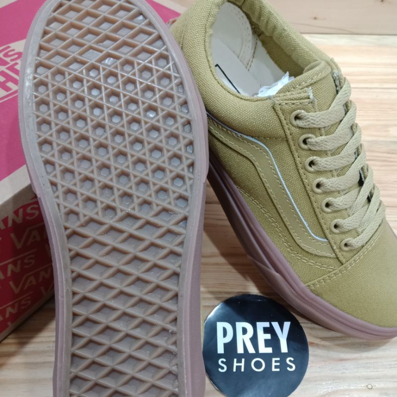 Giày Thể Thao Vans Old Skool Màu Xanh Lá Nhạt Thời Trang Trẻ Trung