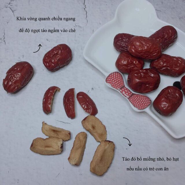 combo khách 1kg táo đỏ nguyên và 1kg kỳ tử