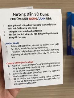 Gel chườm mắt nóng lạnh