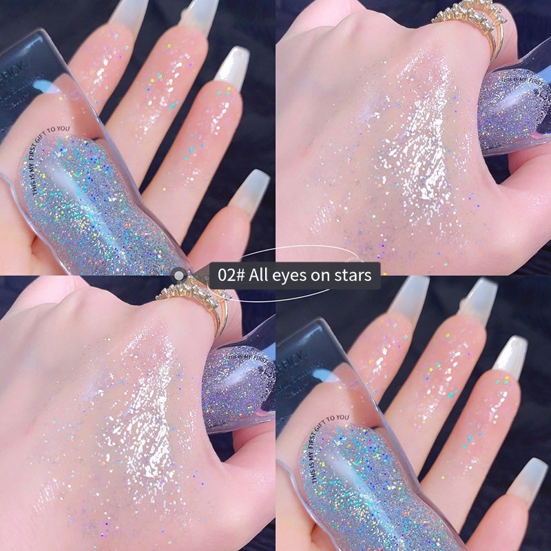 Kim sa bôi mắt ANNIES Maffick dạng lỏng màu đơn sắc kim cương vỡ ngọc trai lấp lánh