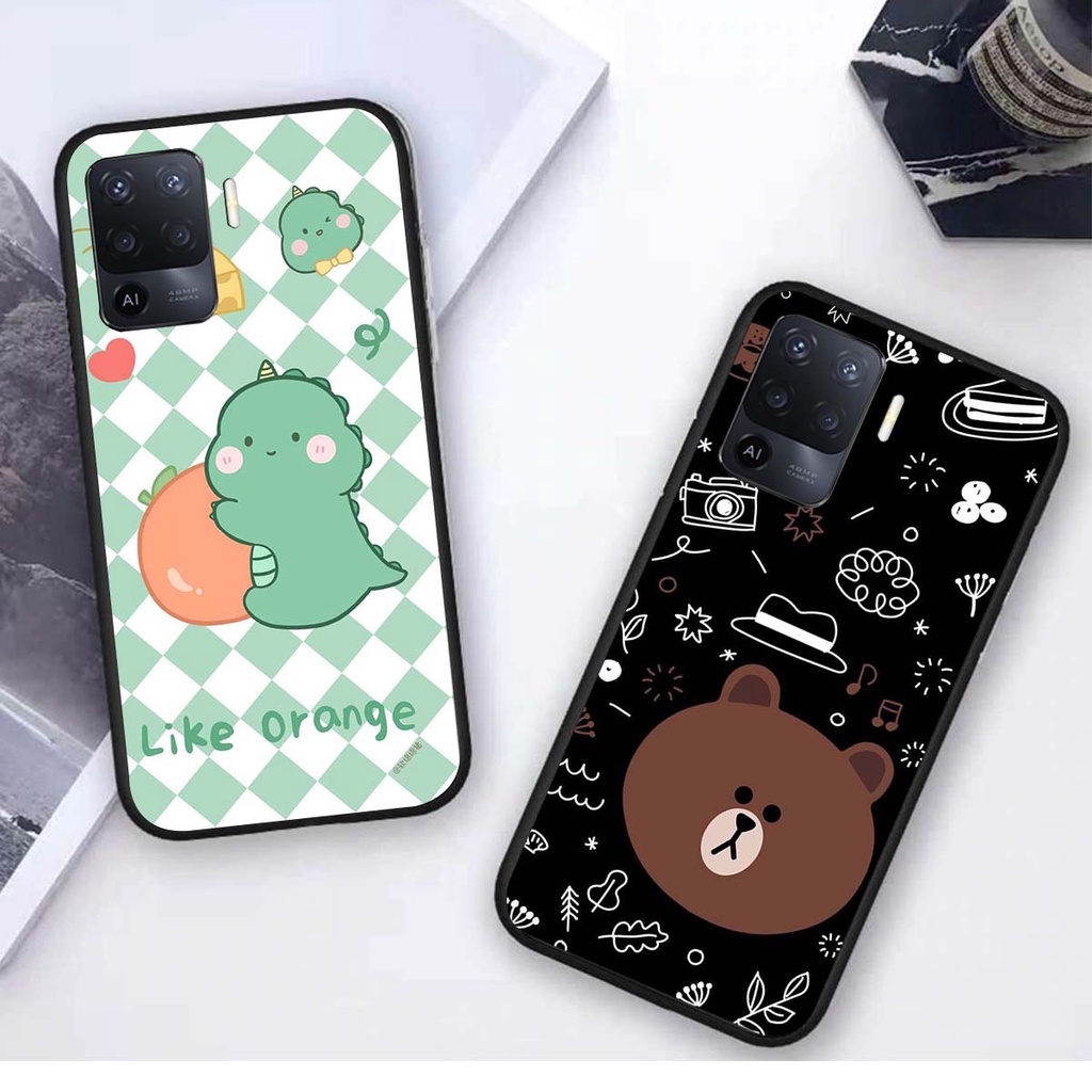 Ốp lưng Oppo A94 in hình khủng long , gấu nâu xinh xắn, siêu cute  mà còn vô cùng RẺ -ĐẸP