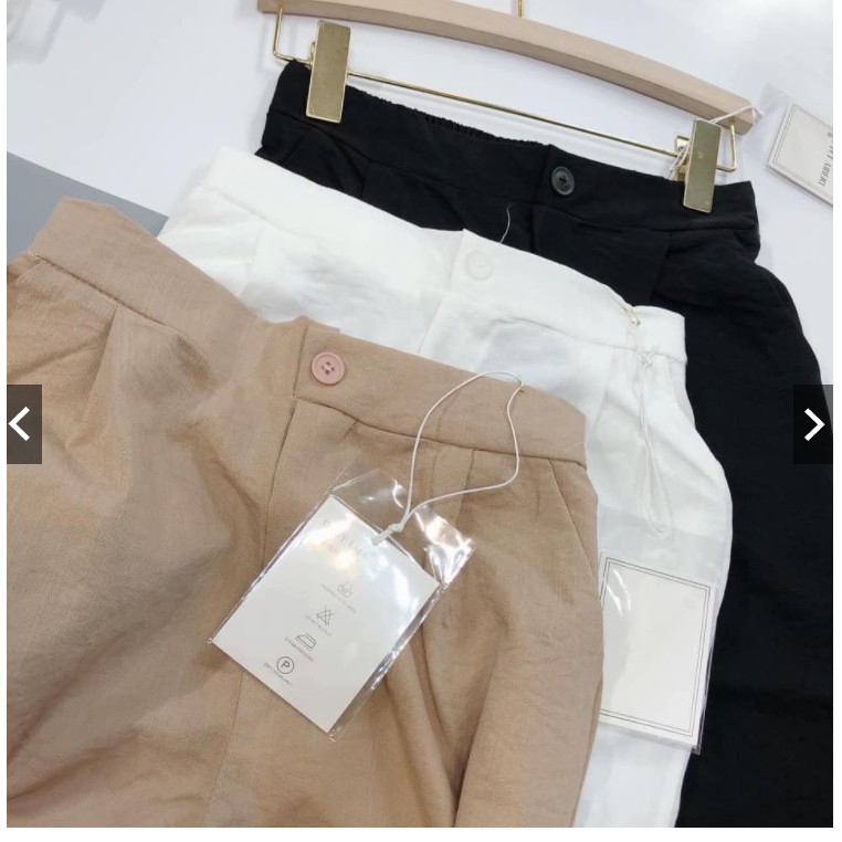 Quần ống rộng nữ Vải đũi siêu mềm mát-3 màu | BigBuy360 - bigbuy360.vn