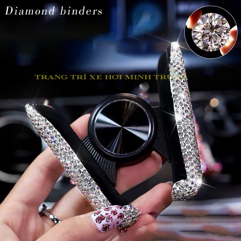 Set giá đỡ điện thoại trên ô tô đính đá cao cấp  ( Kèm Video ) ⚡️ Phụ Kiện Trang Trí Xe Hơi Cao Cấp | BigBuy360 - bigbuy360.vn