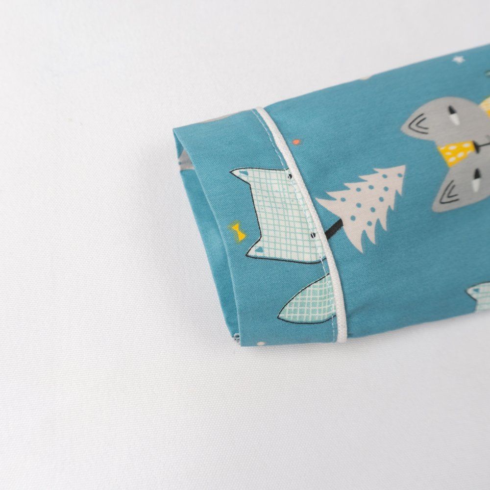 Bộ đồ ngủ pyjama chất liệu cotton cao cấp họa tiết siêu dễ thương cho bé BR20017