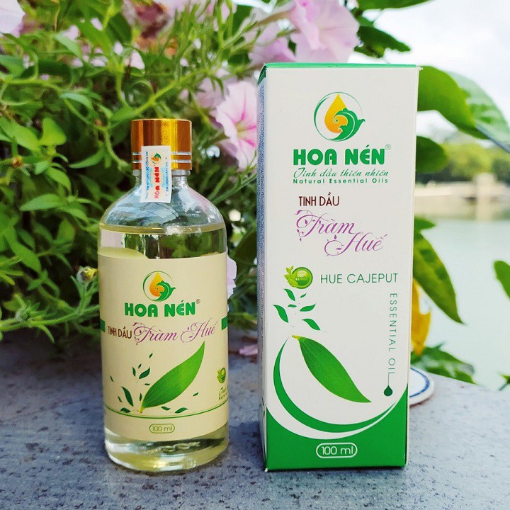 Tinh dầu tràm Huế nguyên chất Hoa Nén 100ml 🍃 Dầu tràm gió thiên nhiên nguyên chất 100% - Có kiểm định chất lượng