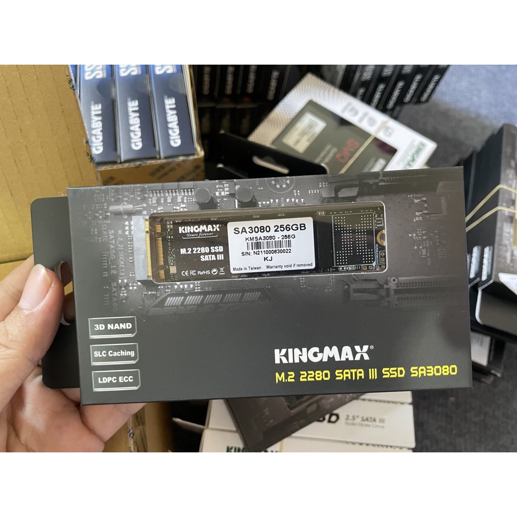 Ổ cứng SSD Kingmax SA3080 128GB 256GB (M.2 Sata 3)