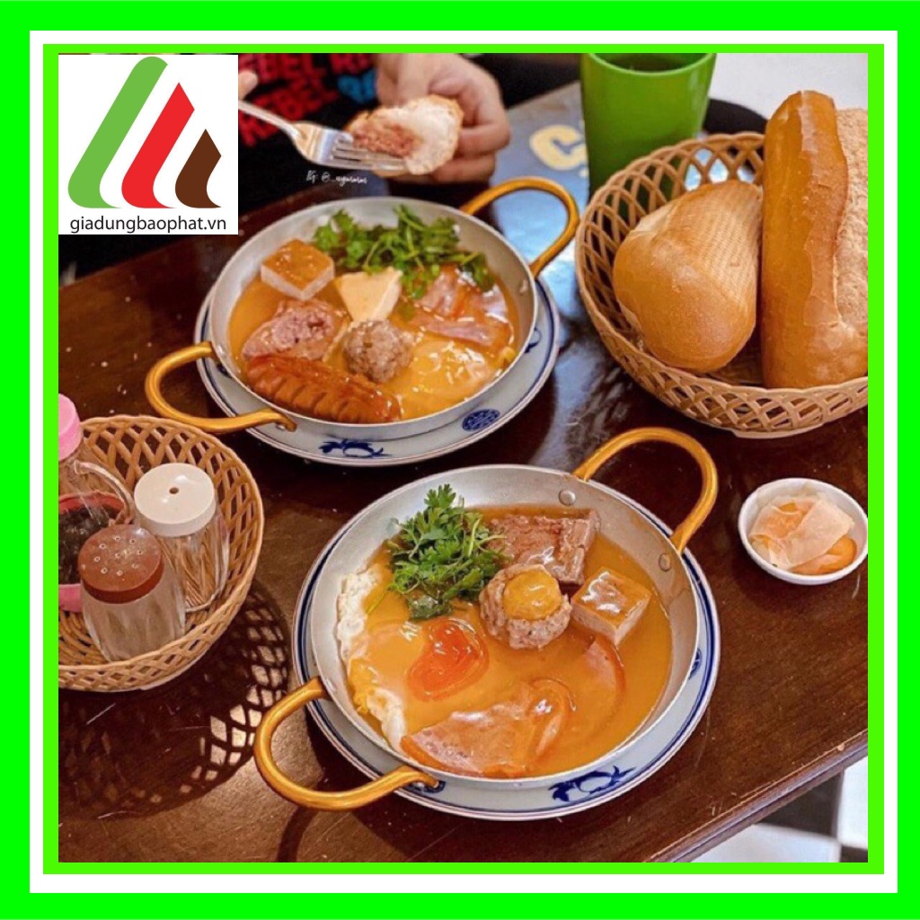 Chảo cắt quai vàng nhôm Kim Hằng 18 20 22 24 26 28 30 Chính hãng