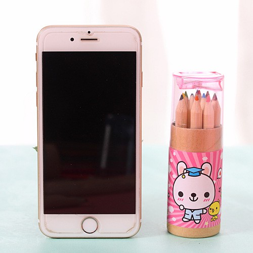 Set 12 Bút Chì Màu Sắc Dễ Thương Cho Bé
