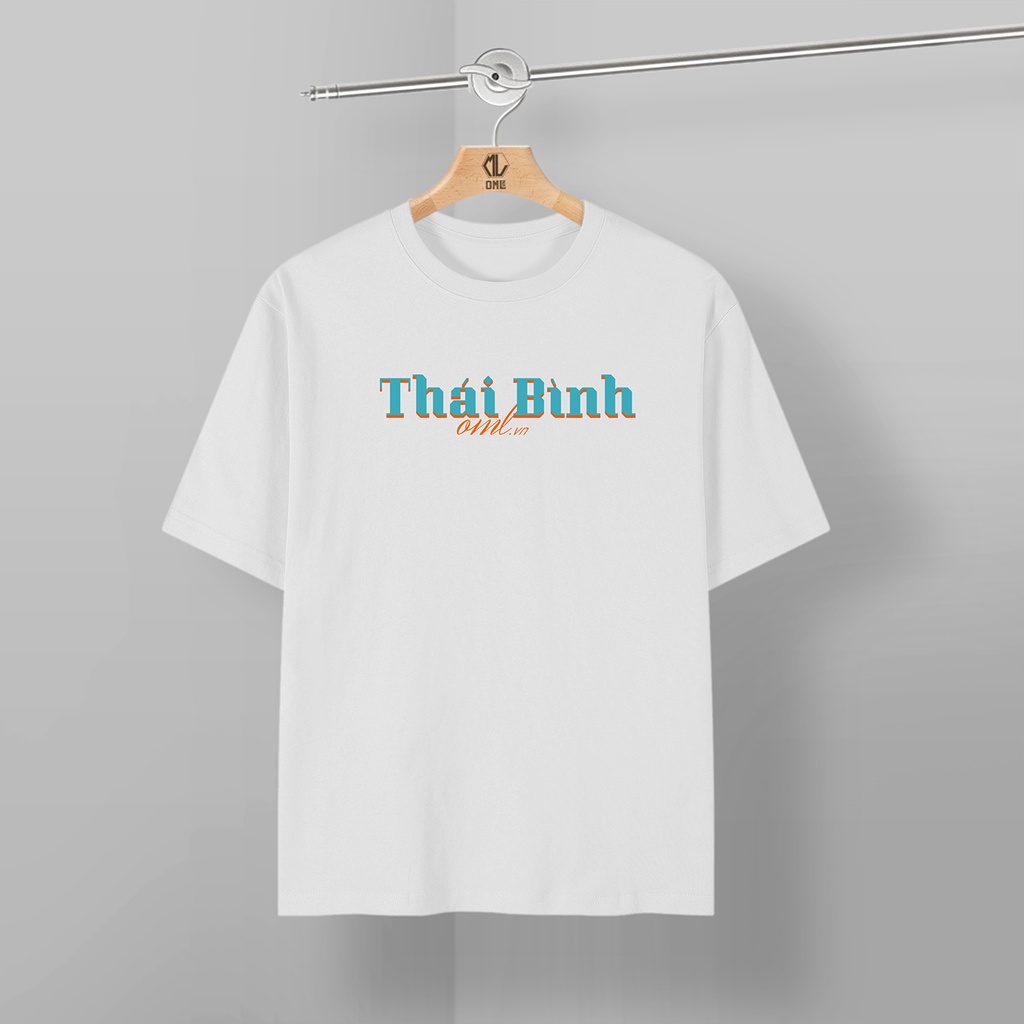 Áo Thun Tay Lỡ Nam Nữ Thái Bình, Áo Phông Unisex Đen Trắng - Local Brand PRANCE