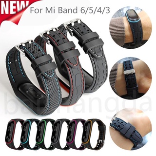 Dây đeo silicon Tpu cho Xiaomi Mi Band 6 5 4 3 Band 5 Band 4 NFC Mi Band 3 +