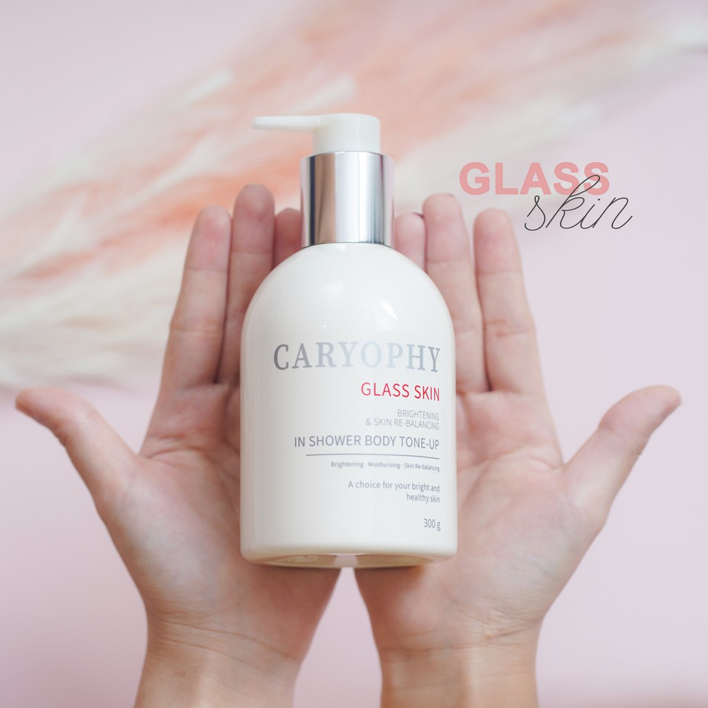 Kem Dưỡng Trắng Da Body Caryophy Glass Skin 3 In 1 (300g)