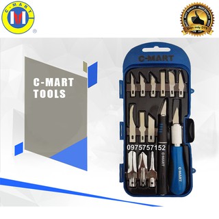 Bộ dao điêu khắc C-MART A0301 14 chi tiết