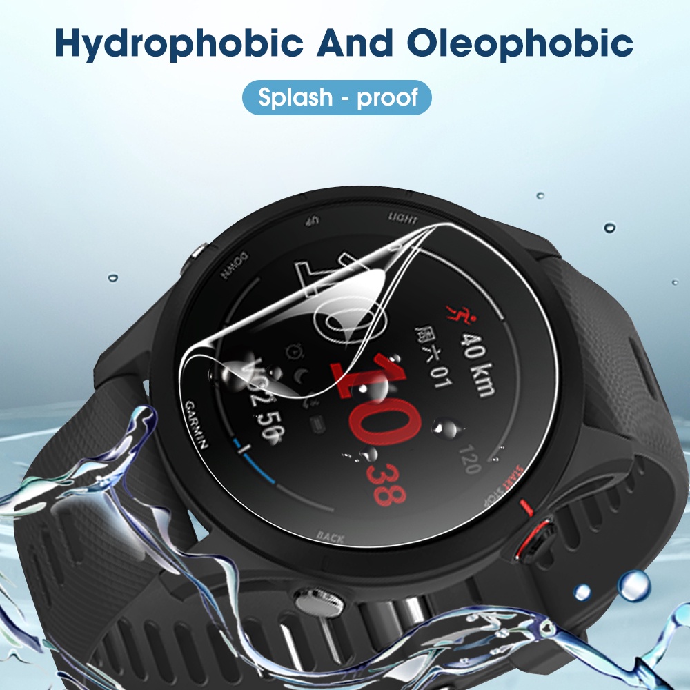 1 Miếng Dán Màn Hình HD Bằng TPU Mềm Trong Suốt Siêu Mỏng Chống Sốc Cho Garmin Forerunner 255S