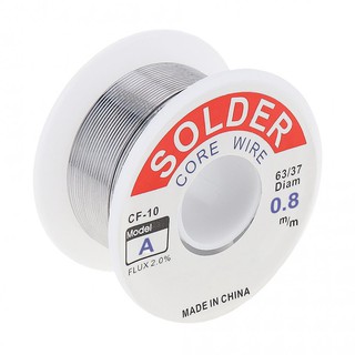 63/37 50g 0.8mm Tin Fine Wire Core 2% Flux Reel Welding Solder Wire