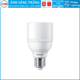 BÓNG ĐÈN LED BRIGHT PHILIPS 13W E27 1CT/12 APR ( THAY THẾ CHO BÓNG COMPACT )