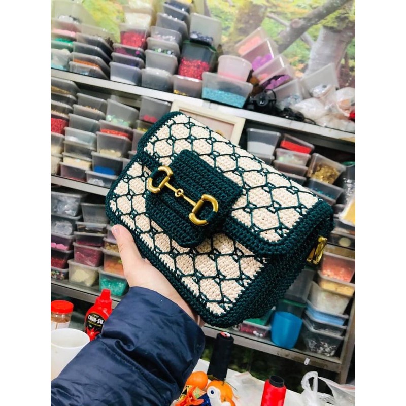 Set phụ kiện làm túi 2 ngăn