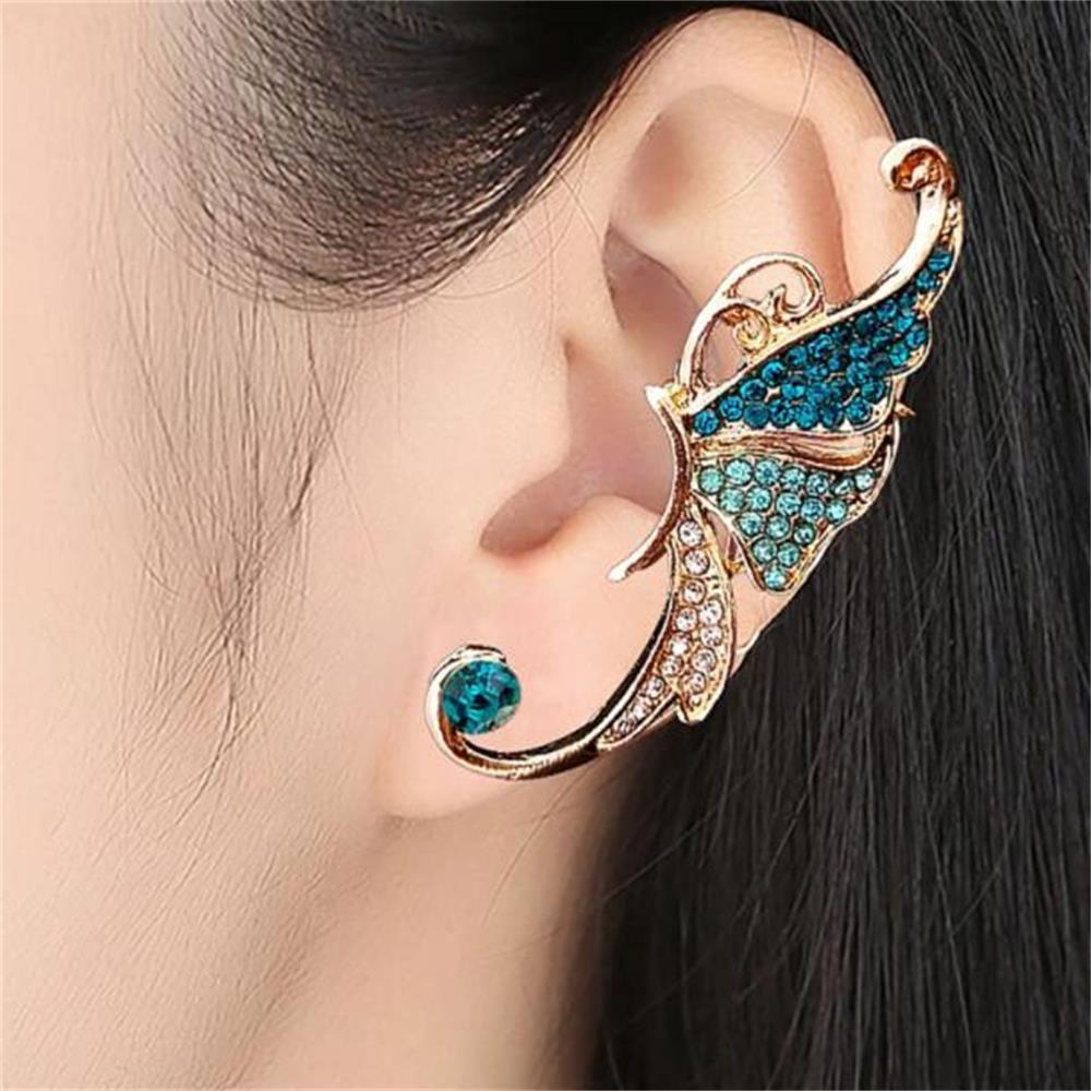 EUTUS Bông Tai Bướm Thời Trang Cho Nam Và Nữ