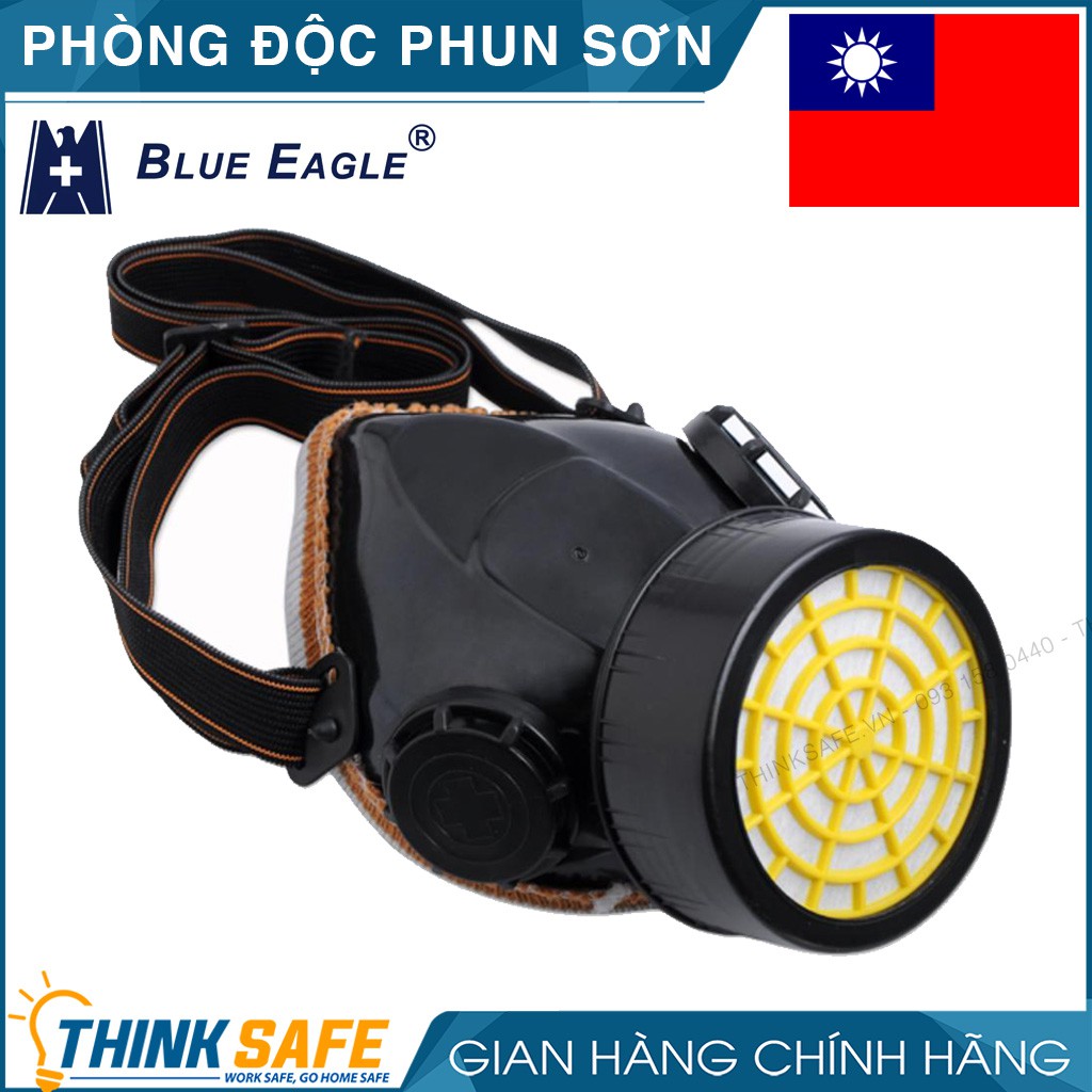 Mặt nạ phòng độc Blue Eagle Thinksafe, phòng độc, phòng dịch, chống giọt bắn, lọc bụi mịn, khói hàn, xịt sơn - Np305