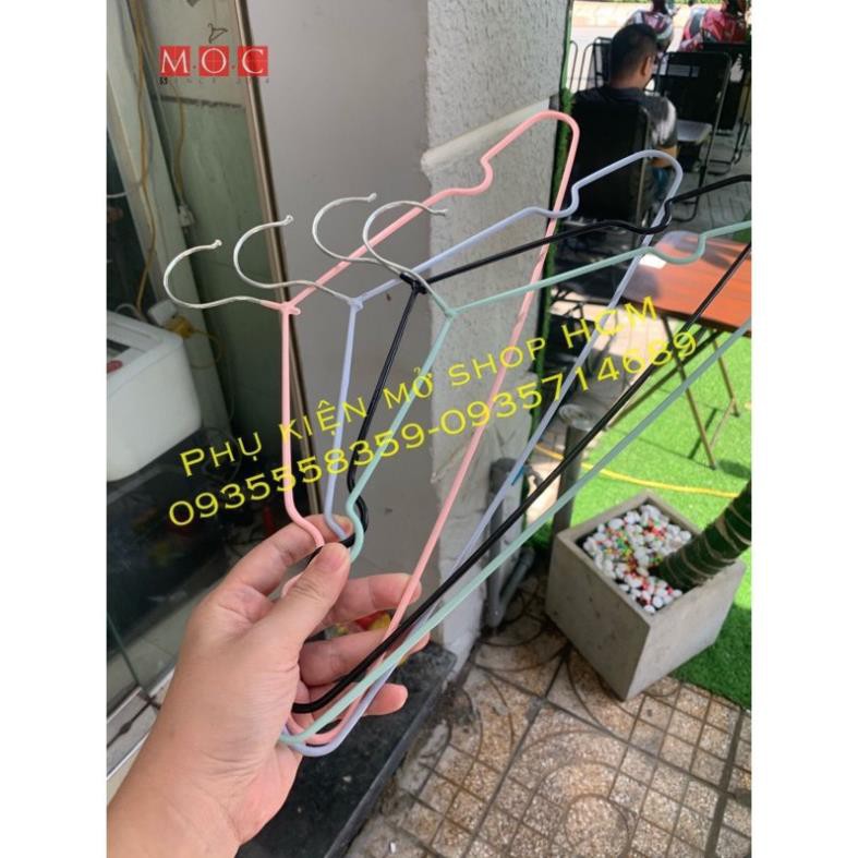 10 móc sắt bọc nhựa nhiều màu