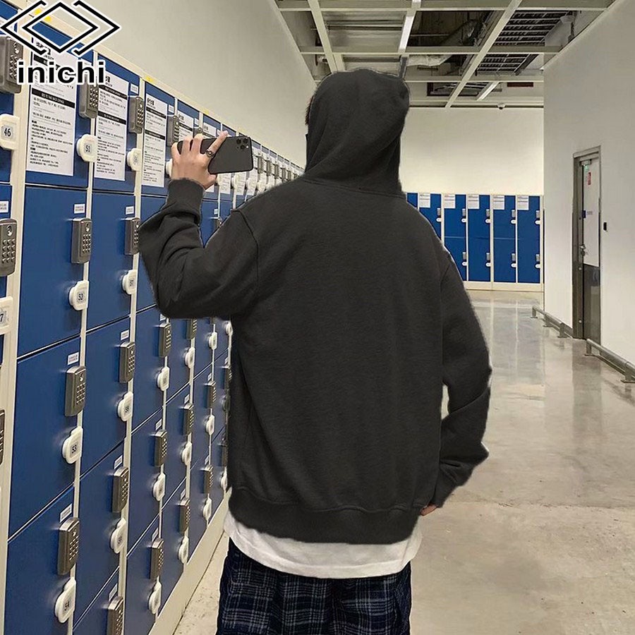 Áo Hoodie INICHI A842 Nam Nữ trơn chất nỉ thoáng mát cực đẹp có day kéo | BigBuy360 - bigbuy360.vn