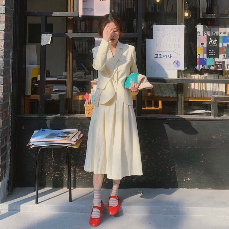 Set vest xinh tiểu thư