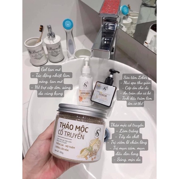 Bột thảo mộc cổ truyền tẩy da chết, sáng da, mờ thâm SAM NATURAL