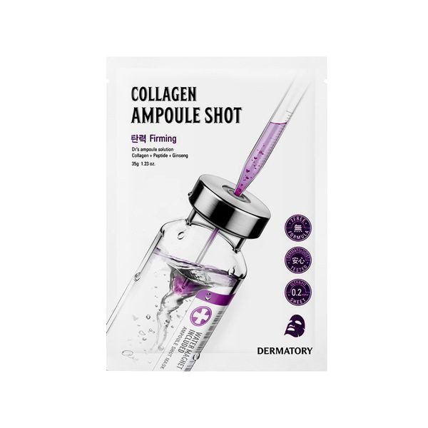 Mặt Nạ Giấy Bổ Sung Collagen Cho Da Dermatory Ampoule Shot Mask Collagen-Shot 35g