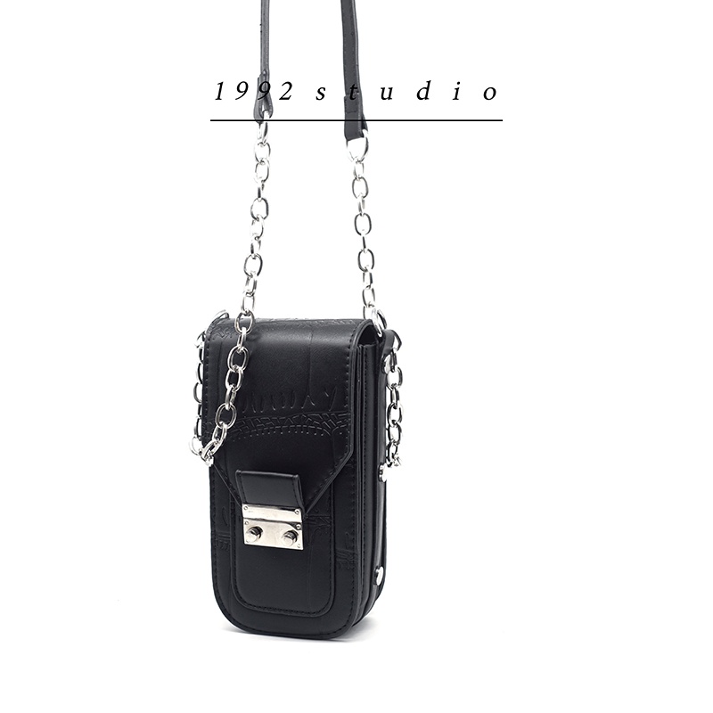 Túi xách nam nữ/ 1992 s t u d i o/ GAVIN BAG/ màu đen phom đứng
