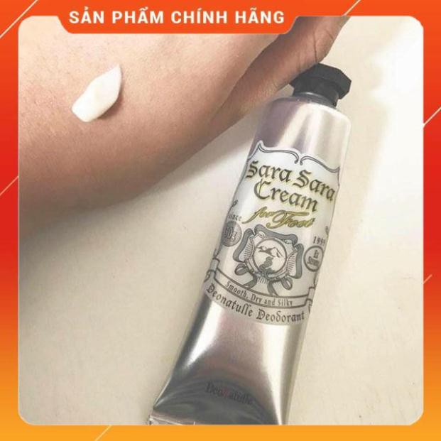 Hàng auth Kem giảm hôi chân Deonatulle Sara Sara Cream 30g