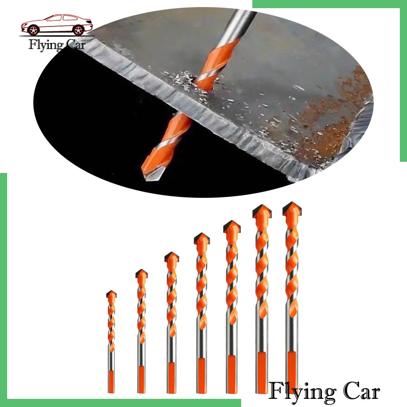 [Lzdjfmy2] Set 7 Mũi Khoan Xoắn Chuyên Dụng Cho Đục Lỗ Đá Hoa Cương / Gốm