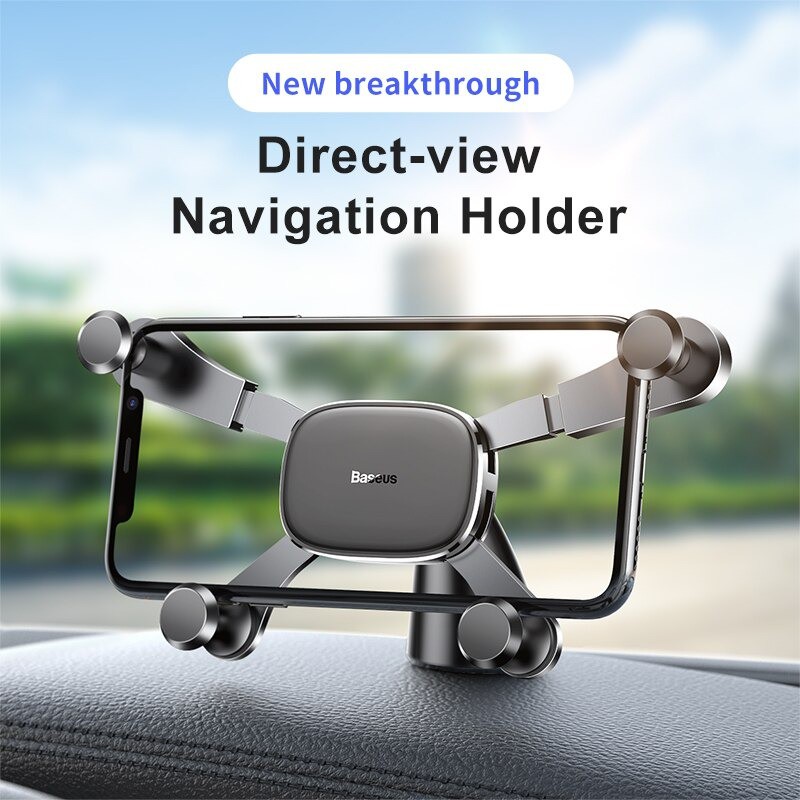 Bộ đế giữ điện thoại trên ô tô Baseus Horizontal Screen Gravity Holder (Paste Type,Vehicle-mounted, Car Holder )