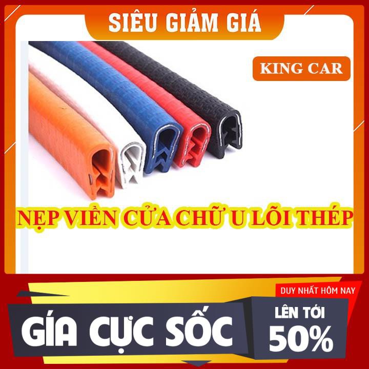 Nẹp viền cửa ô tô chữ u lõi thép cho cánh cửa chống va đập, trầy xước - Shop KingCar