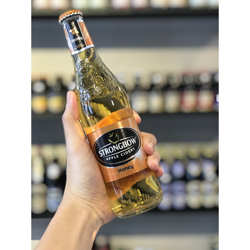 Strongbow vị Honey  4,5% - Việt Nam - 330ml/chai - thùng 24 chai