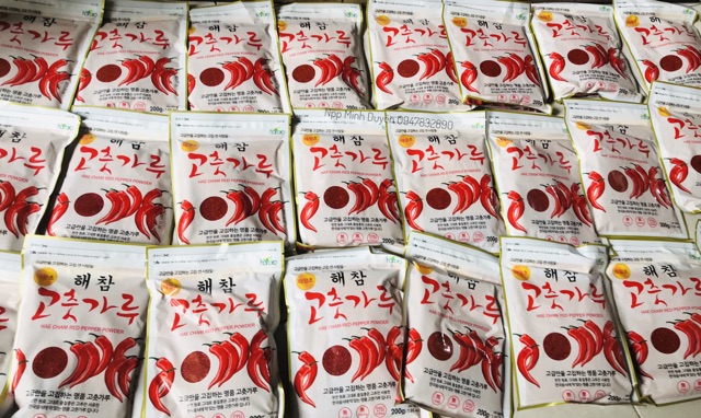 Gói 200g Bột ớt HaeCham Làm Kim Chi Hàn Quốc